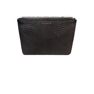 Estella Bartlett Black Snake Print Medium Pouch Bag B000395